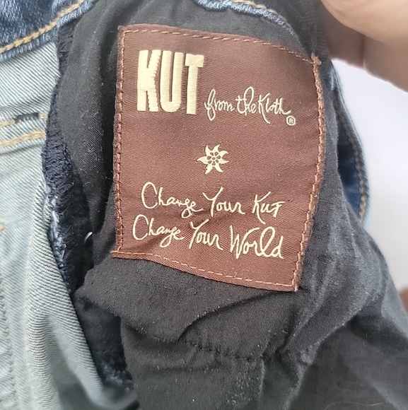 Kut From The Kloth Jeans Womens Size 10 High Rise Med Wash Blue Denim - Picture 4 of 4